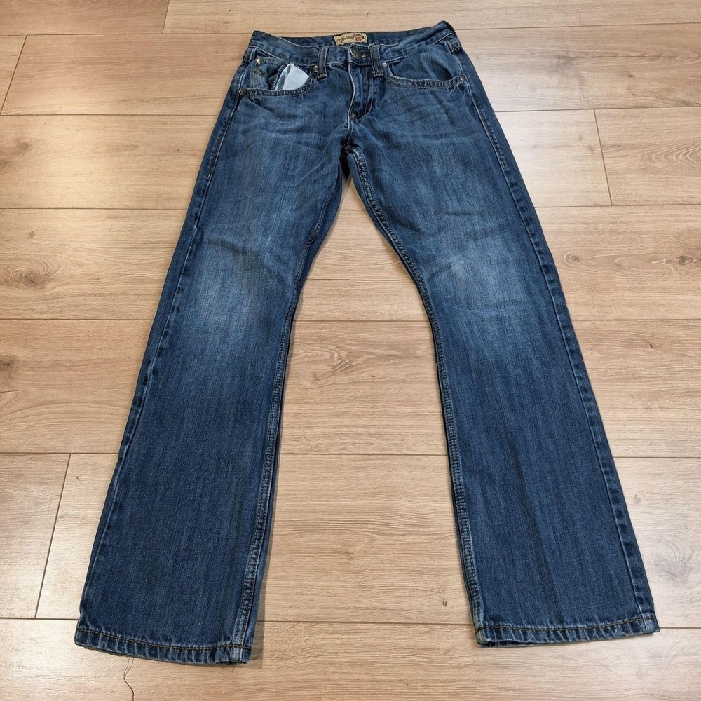 Wrangler 20X Relaxed Boot Jeans Mens 26x30 Blue Med Wash Denim Western Cowboy